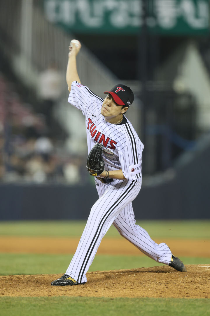 [서울=뉴시스] LG 트윈스 김진성. 2024.03.27. (사진=LG 제공) *재판매 및 DB 금지