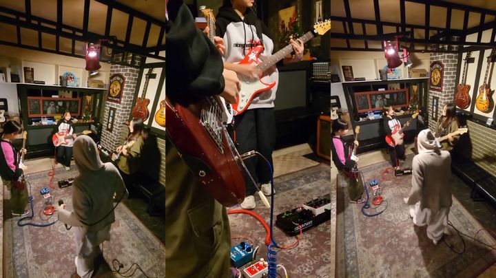 [서울=뉴시스] 유튜브 채널 '빌리지팝스'는 지난 10일 '태안여중 밴드부 홍보영상 "NO PAIN"'이라는 제목의 영상을 올렸다. (사진= '빌리지팝스' 채널 캡처) 2024.3.29. photo@newsis.com *재판매 및 DB 금지