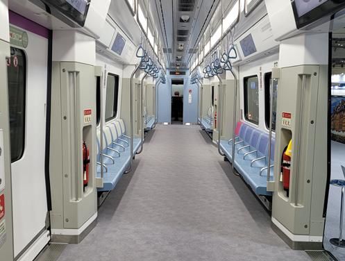 [서울=뉴시스] 30일 개통하는 GTX-A 열차 내부 모습. (사진=국토교통부 제공) 2024.03.29. photo@newsis.com *재판매 및 DB 금지