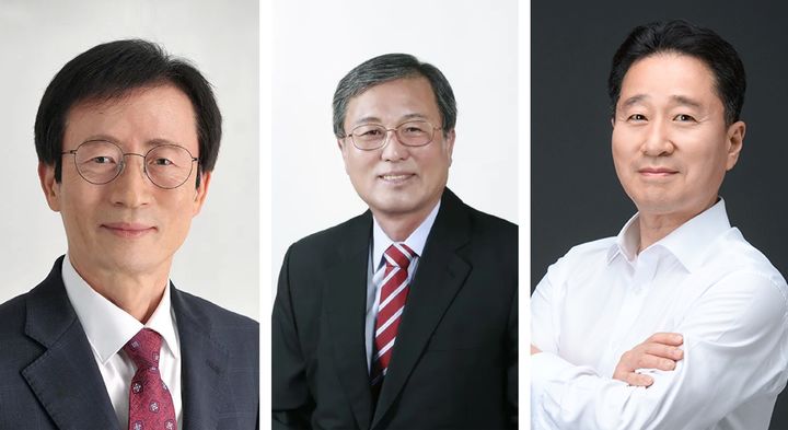 [부산=뉴시스] (왼쪽부터) 이갑준 부산 사하구청장, 김기재 영도구청장, 김형찬 강서구청장. (사진=각 구청 홈페이지 캡처) 2024.03.29. photo@newsis.com  *재판매 및 DB 금지