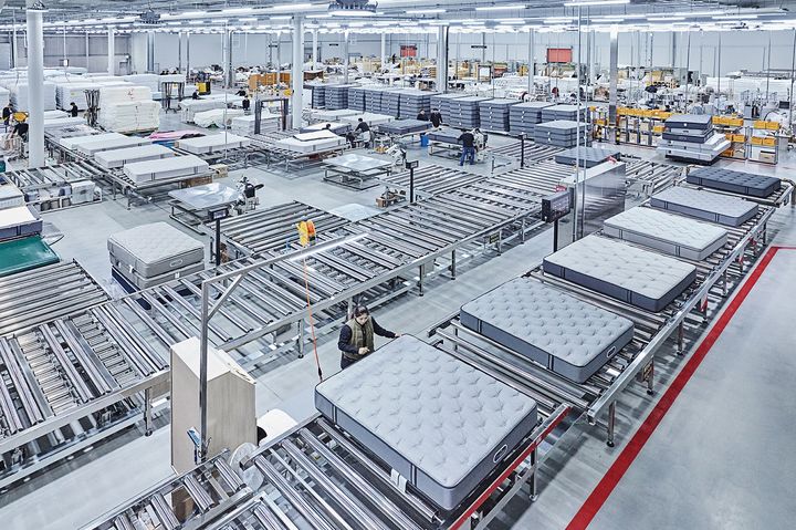 [서울=뉴시스]이천 시몬스 팩토리움 내부.(사진=시몬스 제공) *재판매 및 DB 금지