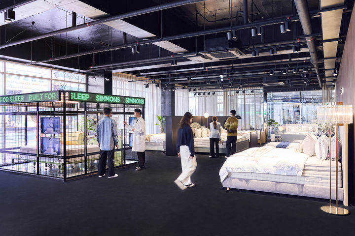 [서울=뉴시스]시몬스 갤러리 대전둔산점.(사진=시몬스 제공) *재판매 및 DB 금지