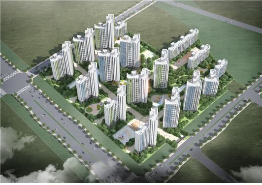 [부산=뉴시스] 부산 에코델타시티 12블록 조감도&nbsp; *재판매 및 DB 금지