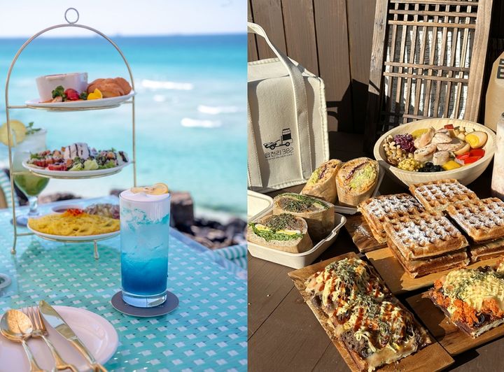 카페 애월더선셋과 읍천리382 제품 모습.(사진=CJ프레시웨이 제공) *재판매 및 DB 금지