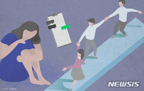 [서울=뉴시스]﻿﻿직장 내 괴롭힘을 당한 근로자들의 자살 위험이 높아지고, 특히 우울증이 없는 근로자에게서도 직장 내 괴롭힘과 자살이 높은 연관성을 보인다는 연구 결과가 나왔다. (그래픽= 뉴시스DB) 2025.03.26. photo@newsis.com. 