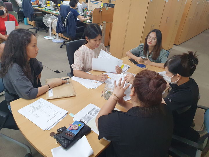 [포항=뉴시스] 강진구 기자 = 경북 포항시는 어촌 인력난 해소를 위해 외국인 계절 근로자를 모집한다고 8일 밝혔다.사진은 지난 해 접수 전경.(사진=포항시 제공) 2024.04.08.photo@newsis.com *재판매 및 DB 금지