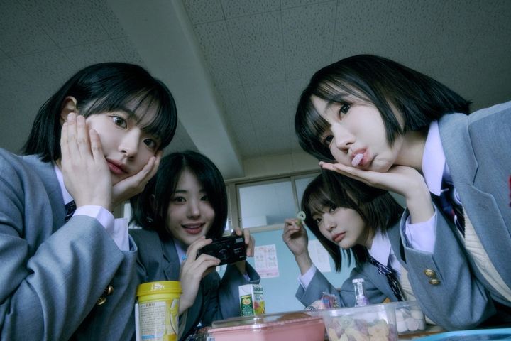 [서울=뉴시스] 걸즈 밴드 'QWER'. (사진=타마고 프로덕션 제공) 2024.04.08. photo@newsis.com *재판매 및 DB 금지