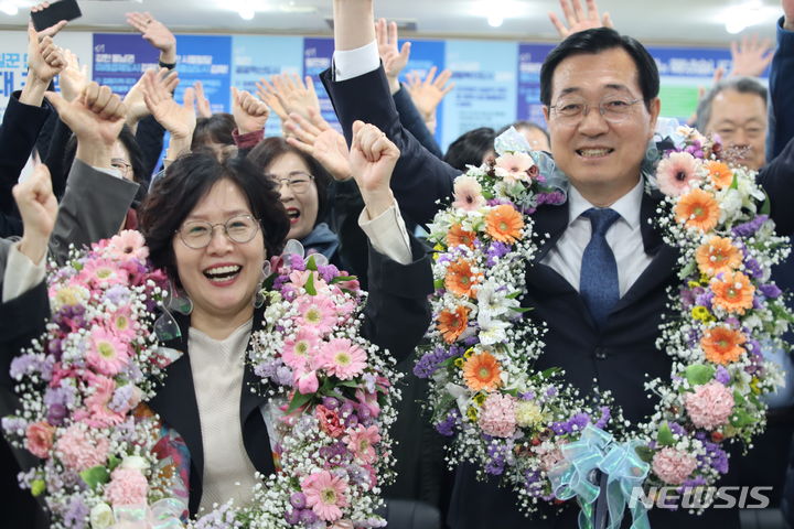 [김해=뉴시스]김해갑 민주당 민홍철 당선인. 2024.04.11. (사진=민홍철 당선인 제공). photo@newsis.com