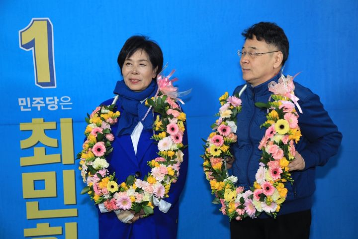 남양주갑 최민희 당선인. (사진=최민희 선거 캠프 제공) *재판매 및 DB 금지 *재판매 및 DB 금지