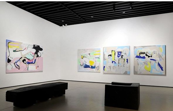 김종영미술관 전시전경_마이큐 (신관1전시실)음악과 미술의 장르를 넘나들며 작업하는 작가. *재판매 및 DB 금지