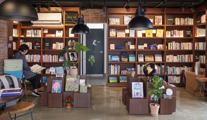 [전주=뉴시스] 강경호 수습기자 = 다가여행자도서관 내부 모습 *재판매 및 DB 금지