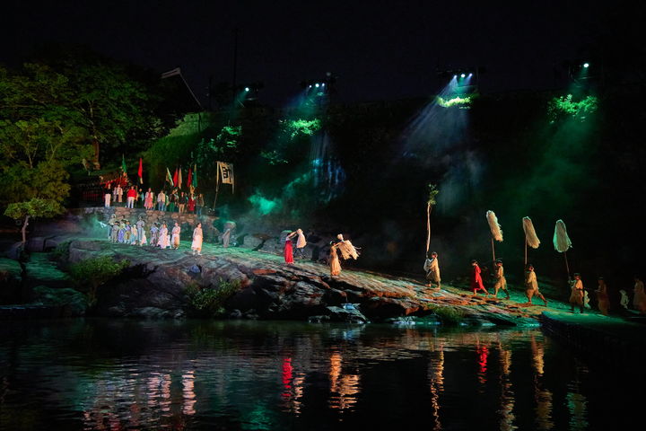 [진주=뉴시스]실경역사뮤지컬 '의기논개' 공연.(사진=뉴시스DB).photo@newsis.com *재판매 및 DB 금지