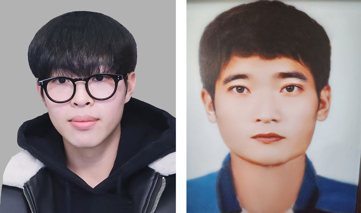 [광주=뉴시스] 전남대학교병원에서 뇌사 판정을 받은 대학생과 40대 가장이 장기 기증을 통해 9명에게 새 생명을 선사하고 세상을 떠났다. (사진 왼쪽부터) 장기 기증하고 떠난 강진식씨, 김경모씨. (사진=전남대병원 제공) 2024.04.15. photo@newsis.com *재판매 및 DB 금지