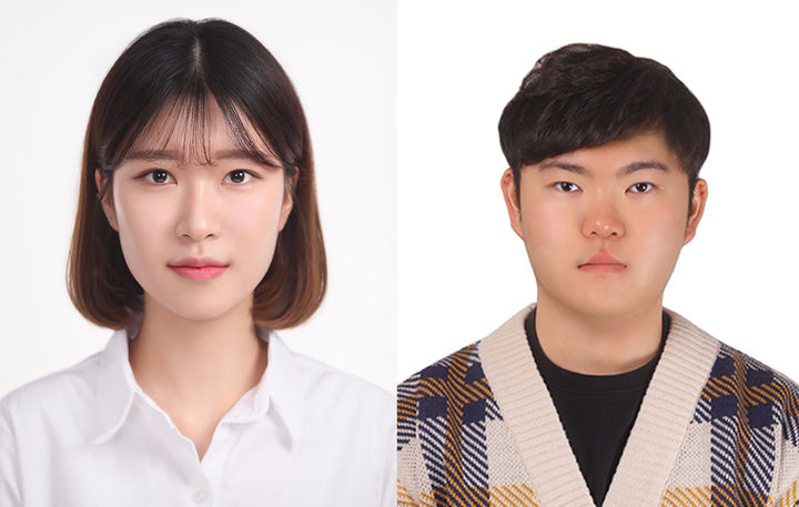 [부산=뉴시스] 동아대학교는 대학원 윤혜진(건강과학과) 박사과정생과 전제석(바이오메디컬학과) 석사과정생이 '제1기 대학원 대통령과학장학금' 장학생으로 선정됐다고 16일 밝혔다. (사진=동아대 제공) *재판매 및 DB 금지