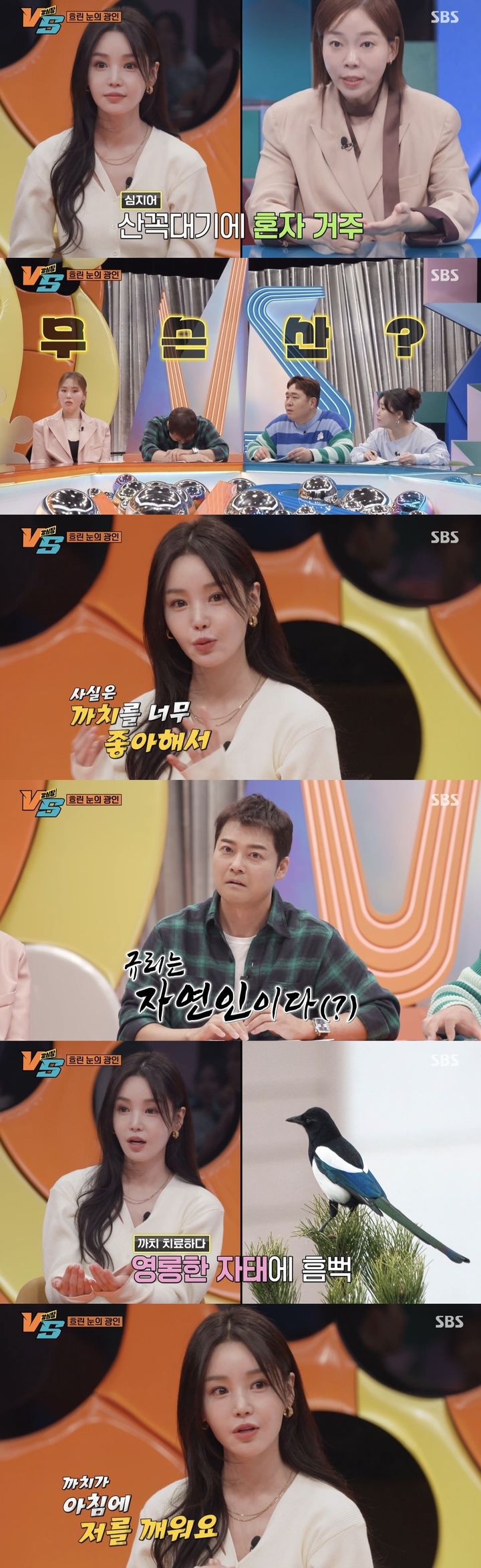 [서울=뉴시스] 지난 16일 방송된 SBS TV 예능물 '강심장VS'는 '흐린 눈의 광인' 특집으로 꾸며졌다. (사진=SBS TV '강심장VS' 캡처) 2024.04.17. photo@newsis.com *재판매 및 DB 금지