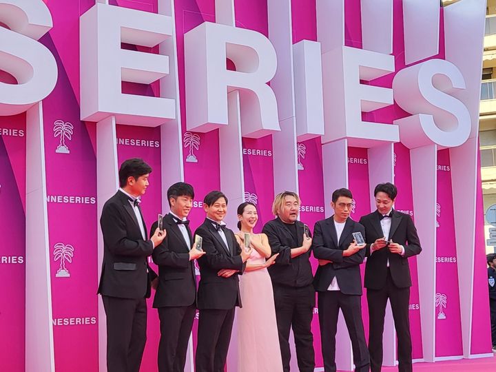 [서울=뉴시스] 과학기술정보통신부와 한국방송통신전파진흥원(KCA)이 칸 국제 시리즈 페스티벌에서 방송·온라인동영상서비스(OTT) 콘텐츠와 미디어 기술을 지원하는 행사를 개최했다. (사진=KCA 제공) *재판매 및 DB 금지