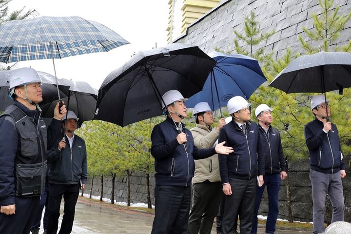 안전점검 활동중인 최철규 대표이사 직무대행. *재판매 및 DB 금지