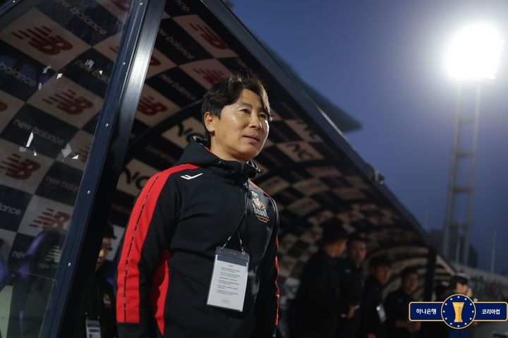 [서울=뉴시스] 프로축구 K리그1 FC서울의 김기동 감독. (사진=한국프로축구연맹 제공) *재판매 및 DB 금지