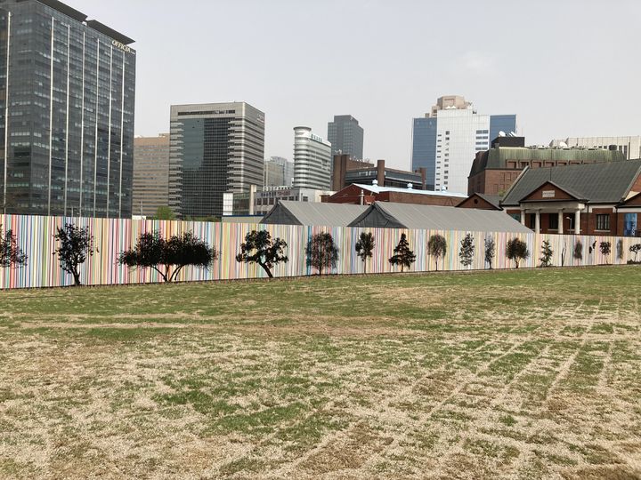 [서울=뉴시스] 덕수궁 선원전 내 아트펜스 (사진=문화재청 제공) 2024.04.18. photo@newsis.com *재판매 및 DB 금지