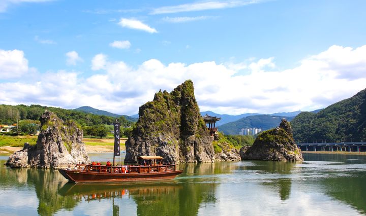 단양 도담삼봉 황포돛배 *재판매 및 DB 금지