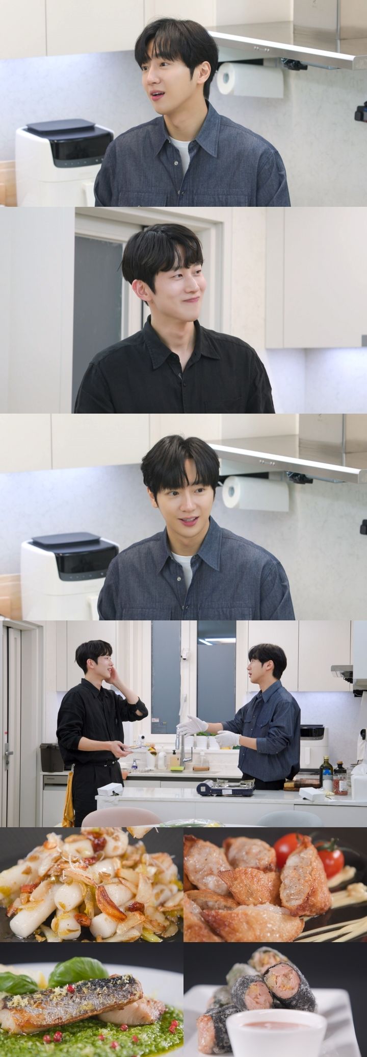 [서울=뉴시스] 19일 오후 8시30분 방송되는 KBS 2TV 예능물 '신상출시 편스토랑'(이하 '편스토랑')에서는 새신랑 이상엽이 결혼 선배이자 절친한 동생인 KBS 조항리 아나운서와 함께 요리한다. (사진=KBS 2TV '신상출시 편스토랑' 제공) 2024.04.18. photo@newsis.com *재판매 및 DB 금지