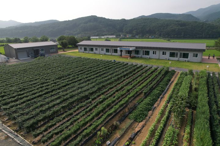 [청양=뉴시스]청양군 농업창업 보육센터 (사진= 청양군 제공) *재판매 및 DB 금지