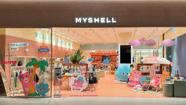 마이쉘 벨리곰 콜라보로 꾸며진 롯데몰 수원 마이쉘 점포 전경(사진=한국에스티엘 제공) *재판매 및 DB 금지