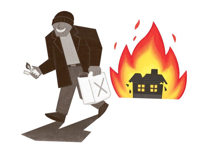 돈 빌려준 여성 찾아가 찌르고 집에 불지른 60대