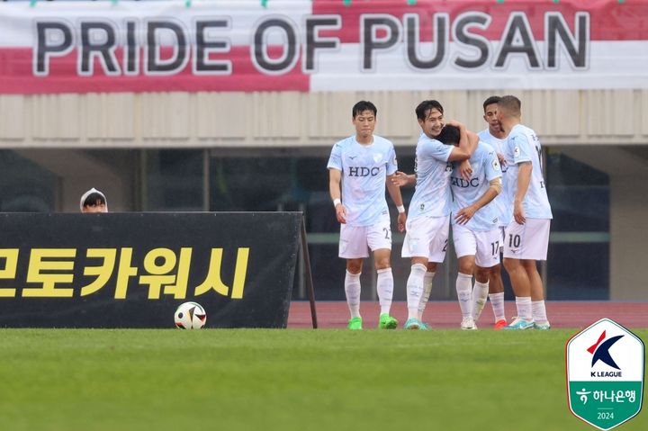 [서울=뉴시스] 프로축구 K리그2 부산아이파크의 이상준. (사진=한국프로축구연맹 제공) *재판매 및 DB 금지