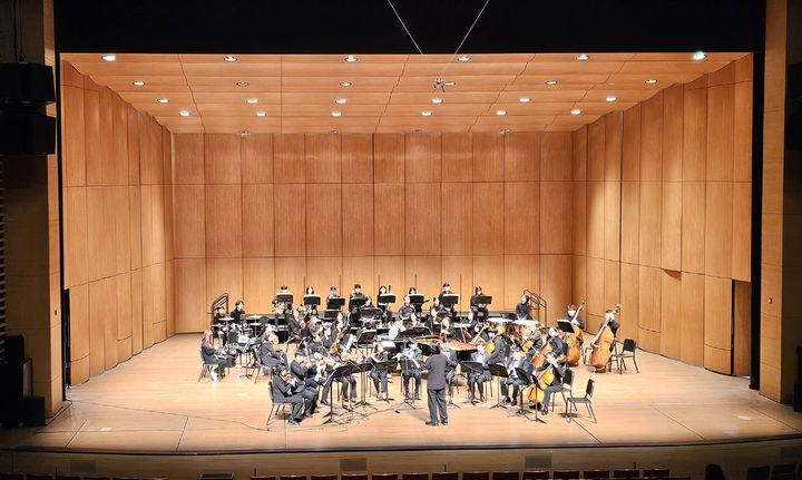 [진주=뉴시스]K-하모니오케스트라, GS칼텍스 예울마루 대공연장 리허설 모습.(사진=KTL 제공).2024.04.21.photo@newsis.com *재판매 및 DB 금지