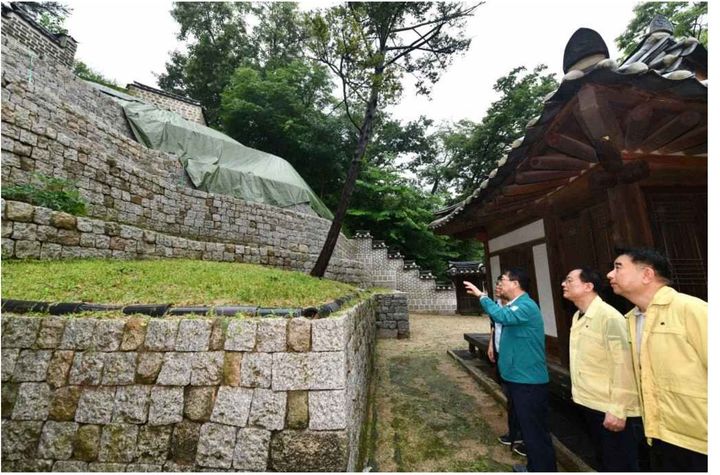 [서울=뉴시스] 사적 창덕궁 풍수해 안전점검 (’사진=문화재청 제공) 2024.04.22. photo@newsis.com *재판매 및 DB 금지