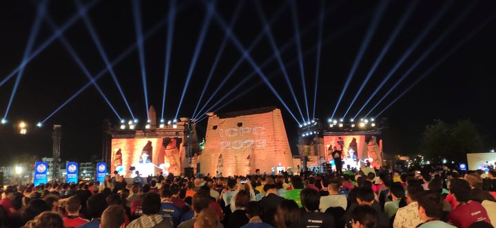 [서울=뉴시스] ICPC 월드 파이널 개막식이 개최됐다. (사진=숭실대 제공) *재판매 및 DB 금지