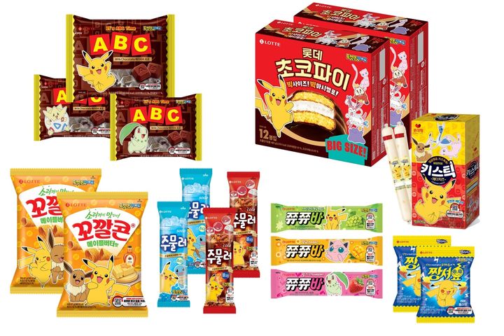 포켓몬스터 에디션 제품 패키지 모습.(사진=롯데웰푸드 제공) *재판매 및 DB 금지