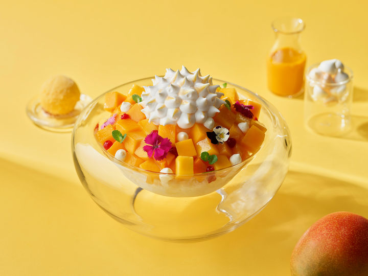 제주 애플 망고 파블로바 빙수.(사진=포시즌스 호텔 제공) *재판매 및 DB 금지