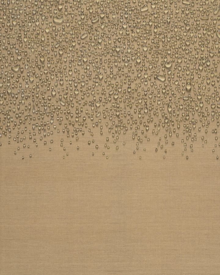 김창열, 물방울(디테일), 1973, 캔버스에 유채, 199 x 123 cm. 사진=갤러리현대 제공. *재판매 및 DB 금지