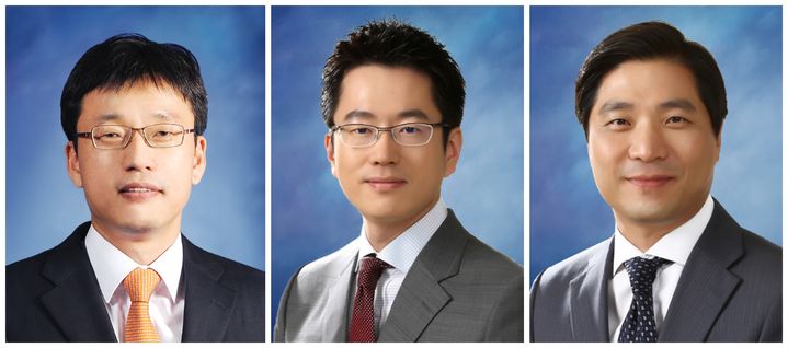 왼쪽부터 변영훈 대표(감사부문), 김이동 대표(재무자문부문), 박상원 대표(컨설팅부문). 사진=삼정KPMG 제공 *재판매 및 DB 금지