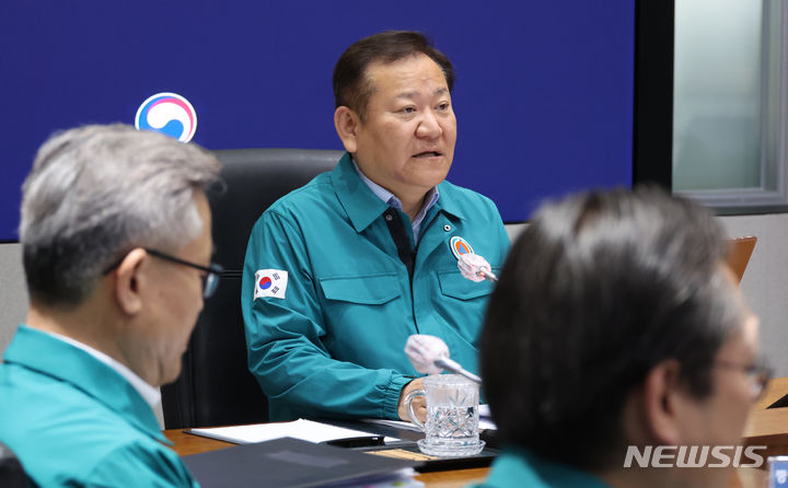 [서울=뉴시스] 김명원 기자 = 이상민 행정안전부 장관. 2024.04.24. kmx1105@newsis.com