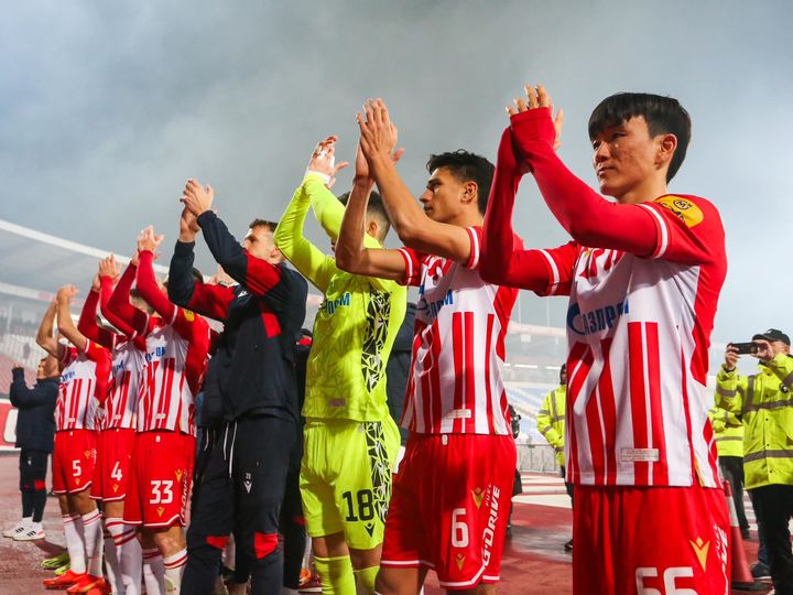 [서울=뉴시스] 세르비아 프로축구 즈베즈다의 황인범. (사진=즈베즈다 SNS 캡처) *재판매 및 DB 금지