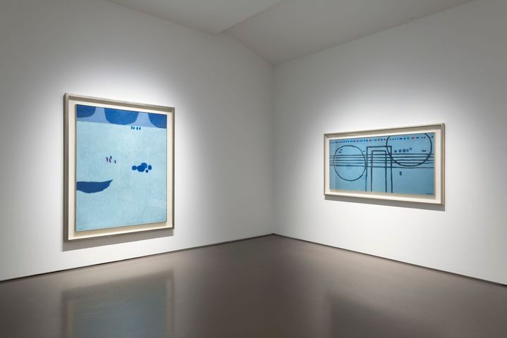 현대화랑, 한국추상미술의 선구자' 김환기 작품 전시 전경 *재판매 및 DB 금지