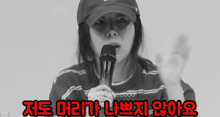 [서울=뉴시스]유튜브 채널 '영위부 Young Weeboo'는 지난 25일 '민희진 기자회견 FreeStyle official MV'라는 제목의 영상을 올렸다. (사진=영위부 채널 캡처) 2024.04.27. photo@newsis.com *재판매 및 DB 금지