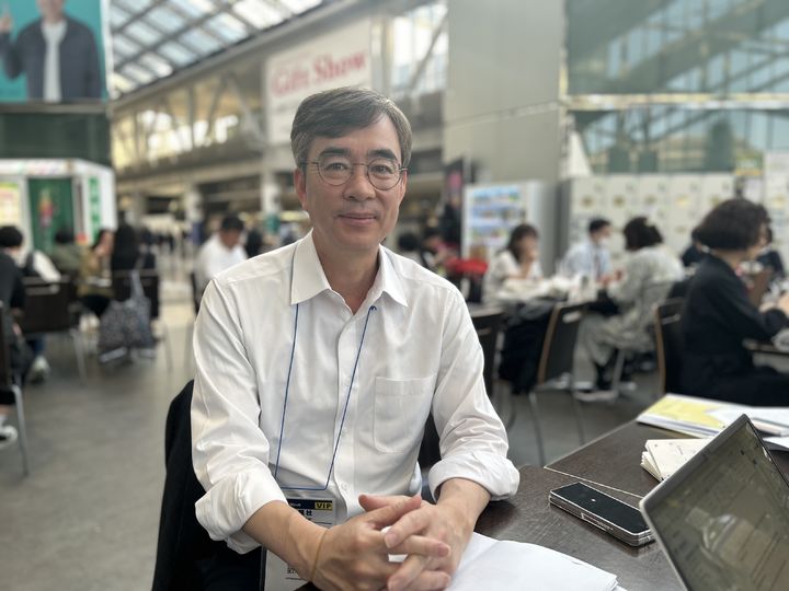 일본 도쿄 '재팬IT위크'현장에서 만난 조영철 한국정보보호산업협회(KISIA) 협회장(사진=송혜리 기자) *재판매 및 DB 금지