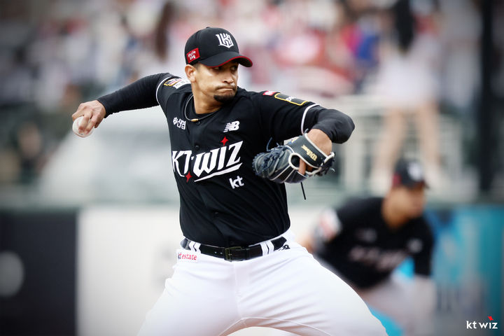 KT 위즈 윌리엄 쿠에바스. (사진=KT 제공) *재판매 및 DB 금지