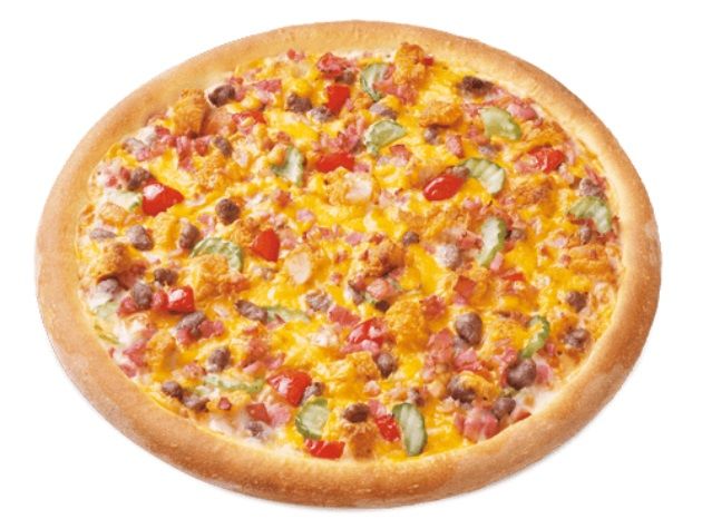 더블 체다 치즈 버거 모습.(사진=파파존스 홈페이지 갈무리) *재판매 및 DB 금지