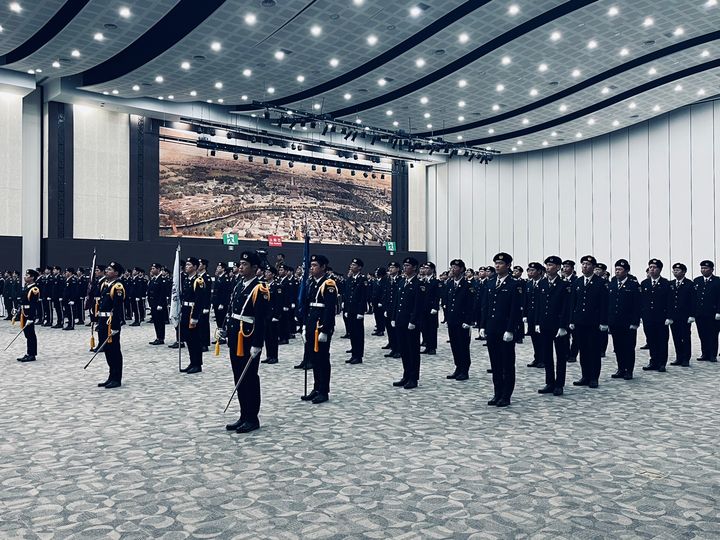 [안동=뉴시스] 29일 경주화백컨벤션센터에서 군(軍) 특성화고등학교 합동 발대식이 열리고 있다. *재판매 및 DB 금지