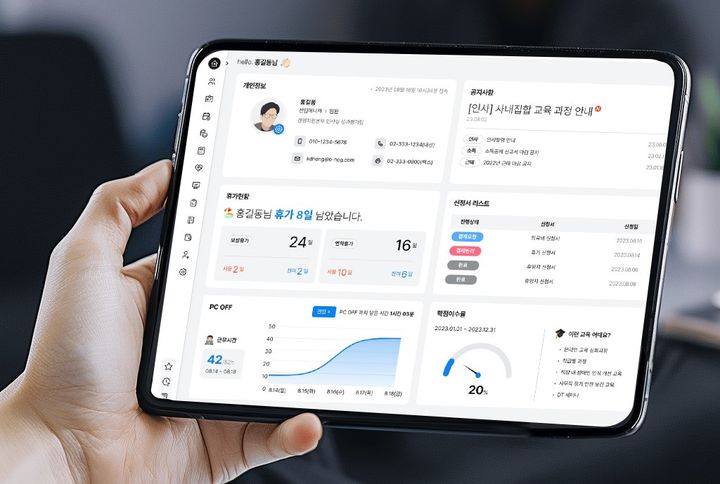 [서울=뉴시스] HCG는 1분기에 국내 대형 HR 솔루션을 잇따라 수주·공급하는 등 국내 HR테크 시장에서의 선두자리를 공고히 하고 있다고 29일 밝혔다. (사진=HCG 제공) *재판매 및 DB 금지