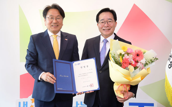 [광주=뉴시스] 노희용 광주문화재단 대표이사. (사진=광주시청 제공). photo@newsis.com *재판매 및 DB 금지