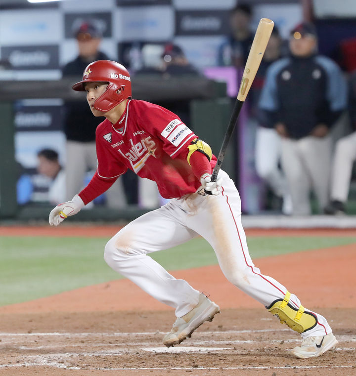 [서울=뉴시스] 프로야구 SSG 랜더스의 박지환. (사진 = SSG 랜더스 제공) *재판매 및 DB 금지