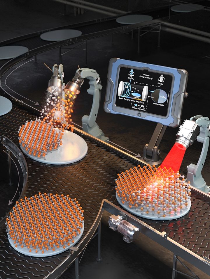 [울산=뉴시스] 연구가 묘사된 어드밴스드 머티리얼스(Advanced Materials) 저널지의 표지 제안 이미지(UNIST 제공) *재판매 및 DB 금지