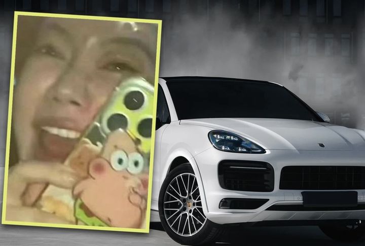 [서울=뉴시스] 경미한 접촉 사고를 낸 중국의 한 여성이 되려 상대 여성 운전자에게 죽이겠다고 협박하는 등 폭언을 행사해 구금됐다고 2일(현지시각) 홍콩 사우스차이나모닝포스트(SCMP)가 보도했다. 사진은 해당 여성과 사건과 무관한 포르쉐 차량. (사진=SCMP) 2024.5.2 *재판매 및 DB 금지