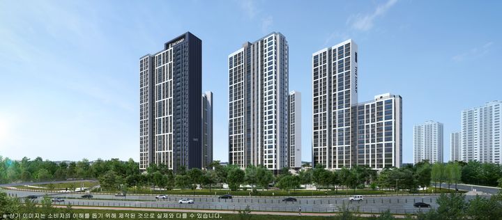 에코시티 더샵 4차 투시도. (사진=포스코이앤씨 제공) *재판매 및 DB 금지